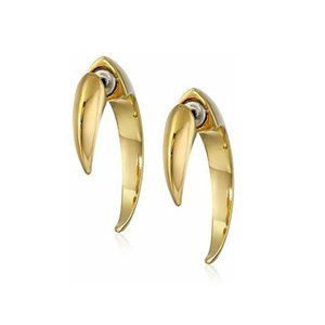 Vince Camuto Gold Horn Hoop Earrings Talon ASO